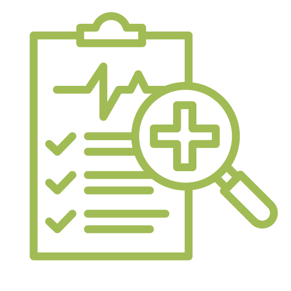 Diagnosis and medical history of your current state of health